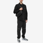 C.P. Company Men's Patch Logo Zip Overshirt in Black