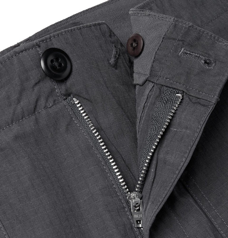Alex Mill - Charcoal Cotton-Ripstop Drawstring Trousers - Charcoal Alex ...