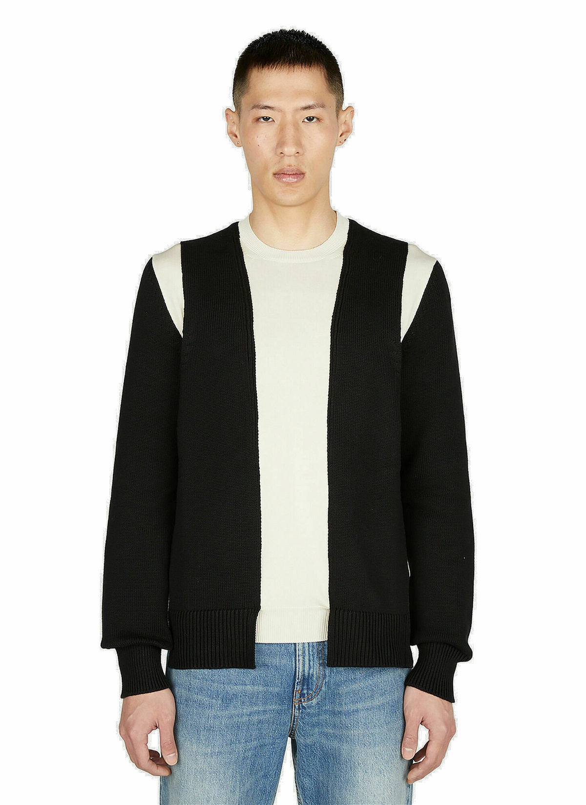 Photo: Alexander McQueen - Colour Block Sweater in Black
