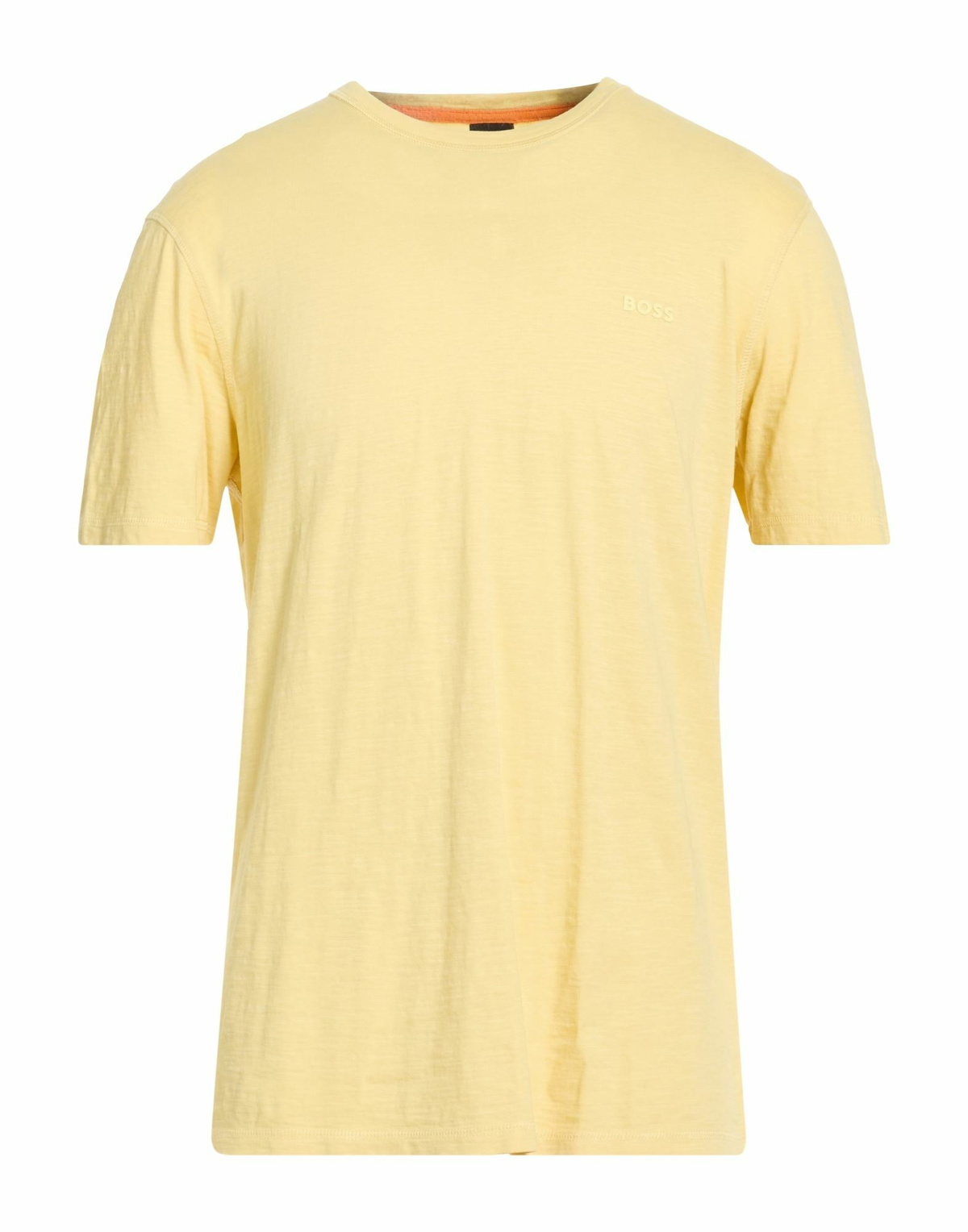 Boss Mens T-shirt in Yellow