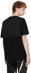 HELIOT EMIL Black Layered T-Shirt