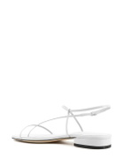 STUDIO AMELIA 10mm Cross Front Leather Flats