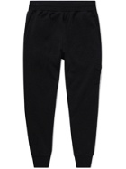 A-COLD-WALL* - Tapered Logo-Embroidered Stretch-Cotton Jersey Cargo Sweatpants - Black - S