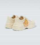 Gucci - Gucci Kawaii Rhyton leather sneakers