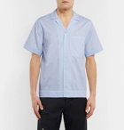 Jacquemus - Camp-Collar Striped Cotton Shirt - White