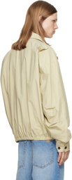 Calvin Klein Collection Beige Donald Bomber Jacket