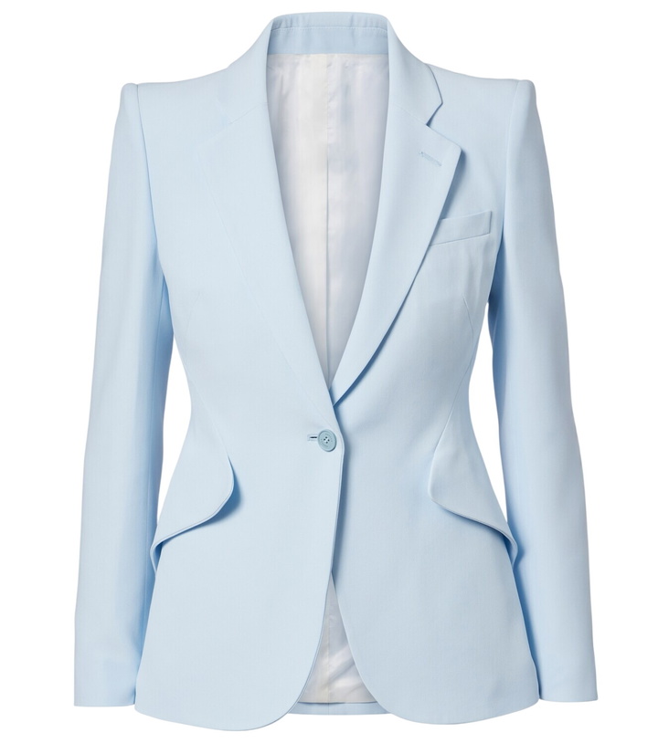 Photo: McQueen Single-breasted blazer