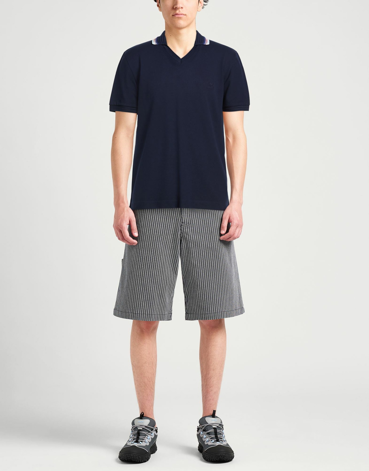 Missoni Mens Polo shirt in Navy
