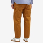 Comme des Garçons Homme Men's Belted Herringbone Work Trousers in Beige