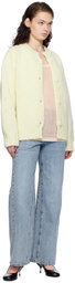 AMOMENTO Off-White Hand Knitted Cardigan