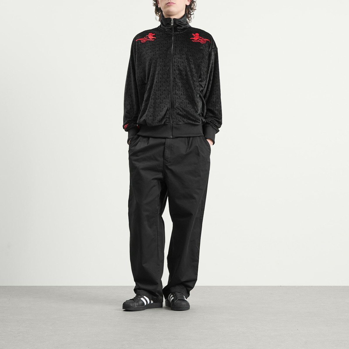 Adidas Men's x Places+Faces x Arsenal FC Track Top in Black
