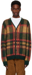 NEEDLES Green Tartan Cardigan