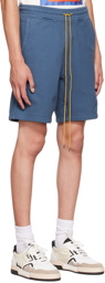 Rhude Blue Embroidered Shorts