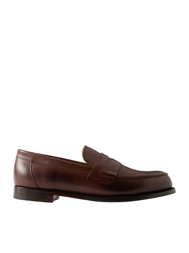 Photo: Grenson - Epsom Leather Penny Loafers - Brown