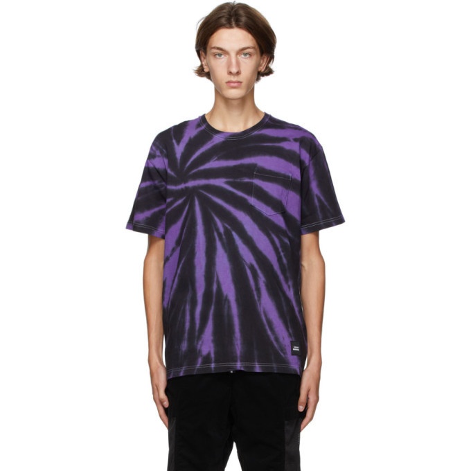 Photo: Neighborhood Purple and Black Gramicci Edition Tie-Dye T-Shirt