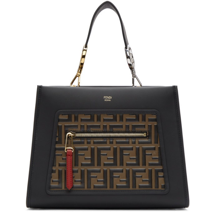 Fendi Black Small Forever Fendi Runaway Bag