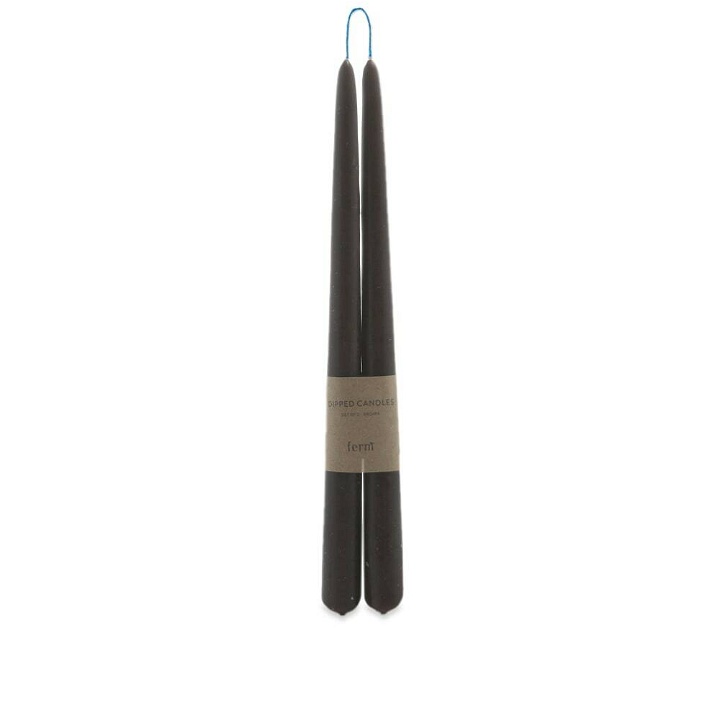 Photo: ferm LIVING Dipped Candles - Set of 2 in Brown