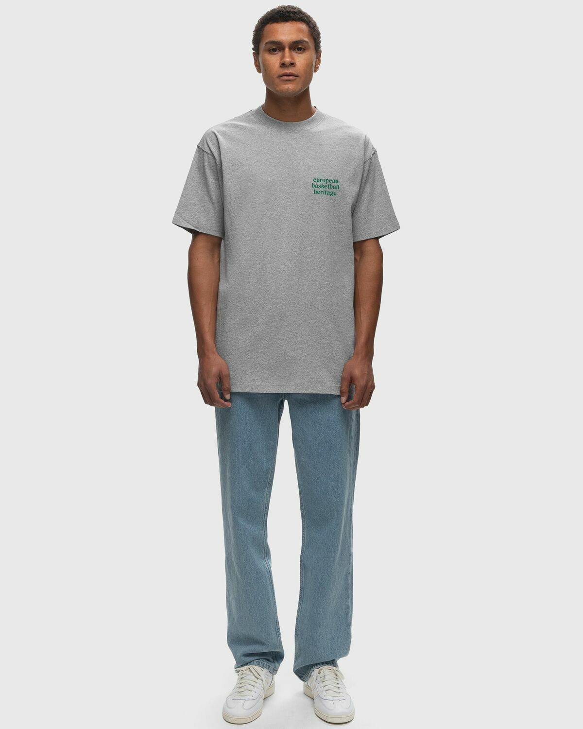 Bstn Brand Ebh Tee Grey Shortsleeves