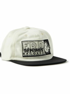 Enfants Riches Déprimés - Leather-Trimmed Logo-Embroidered Wool-Twill Baseball Cap
