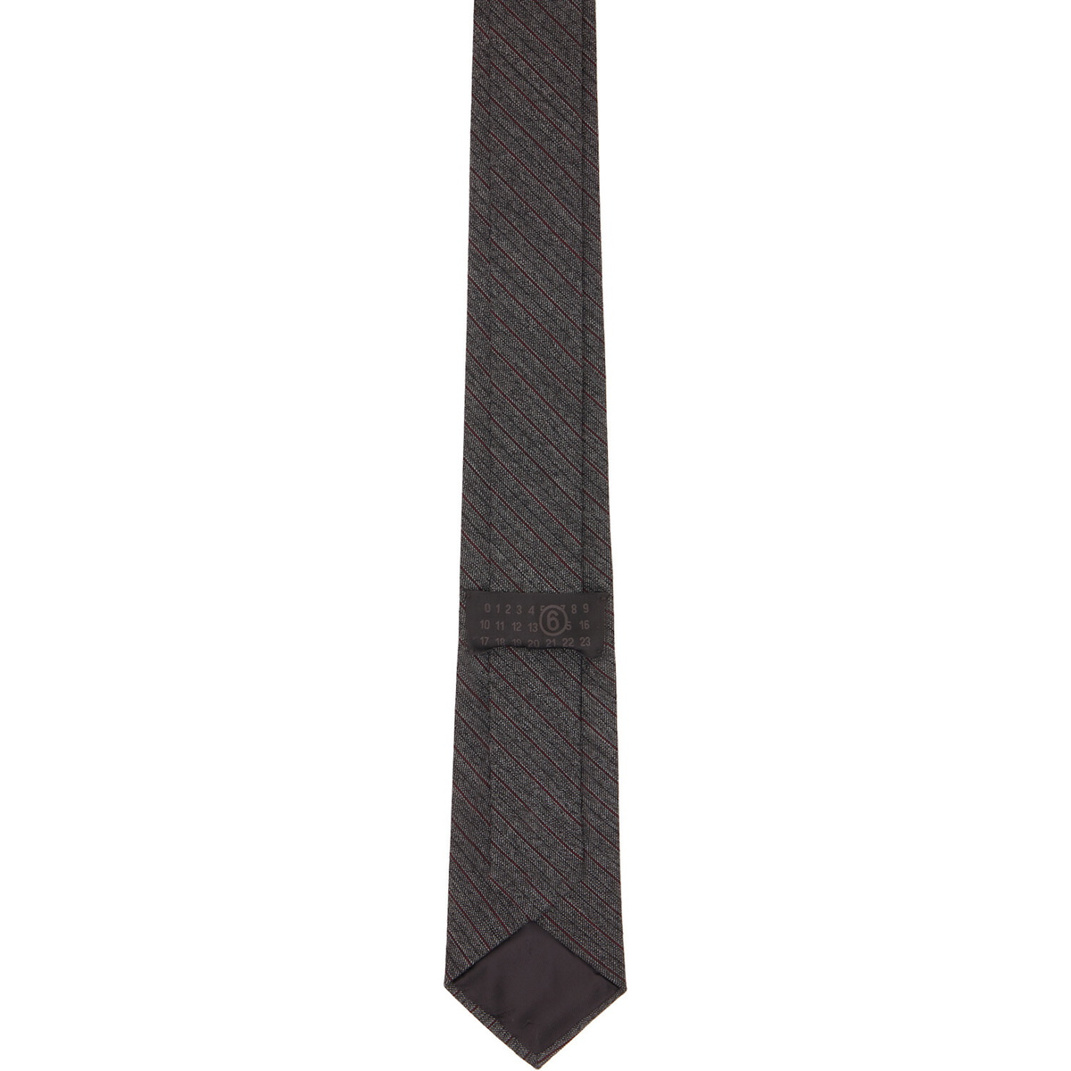 MM6 Maison Margiela Gray Suiting Tie