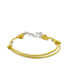 Marni Men's Logo Signature Bracelet in Yellow