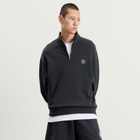 END. Slice Half Zip Sweat in Cinder Black