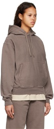 Stüssy Gray Pigment-Dyed Hoodie