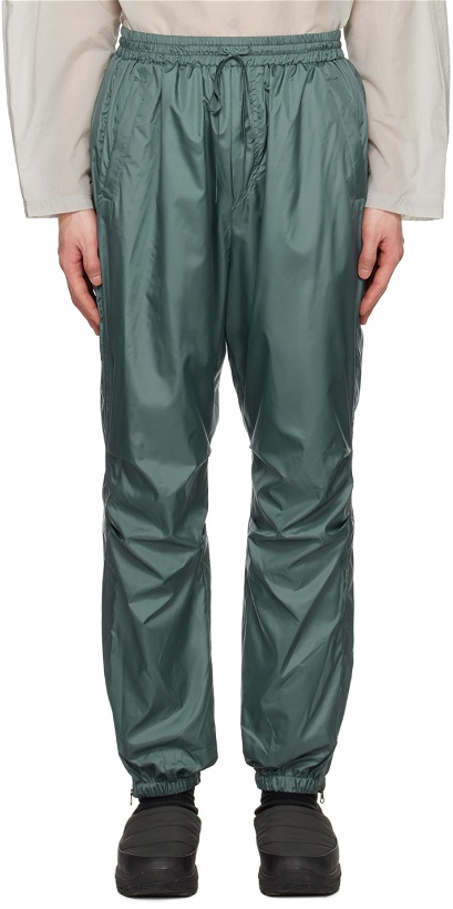 Photo: AMOMENTO Green Relaxed-Fit Trousers