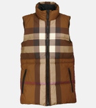 Burberry - Checked down vest