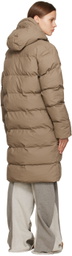 RAINS Taupe Long Jacket