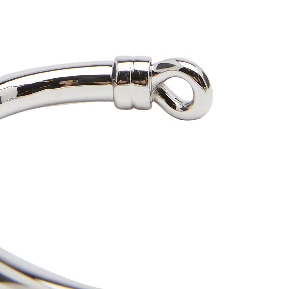 Saint Laurent Men's Knot Bracelet in Palladium Saint Laurent