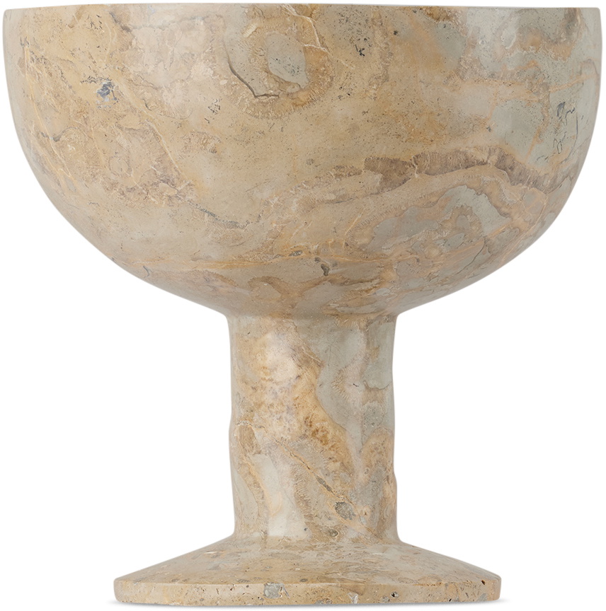 Soho Home Green Jasper Footed Bowl