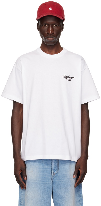 Photo: Carhartt Work In Progress White Friendship T-Shirt