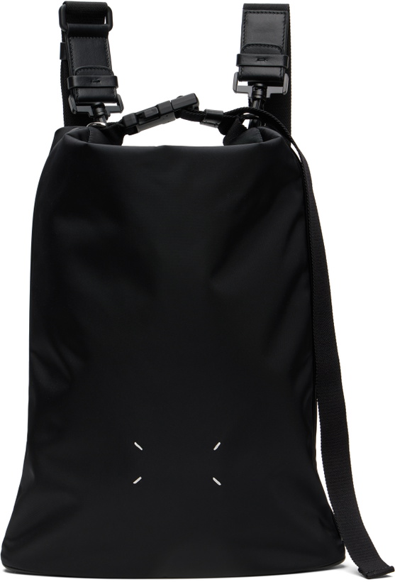 Photo: Maison Margiela Black High Tech Roll Up Backpack