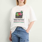 SUNDAYFRUITMARKET Women's Market T-Shirt in Ivory