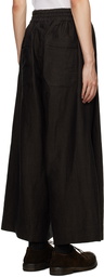 Jan-Jan Van Essche Brown Pleated Trousers