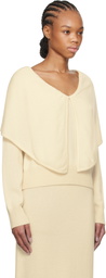 TOVE Off-White Malia Sweater