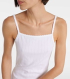 Leset Pointelle cotton minidress