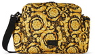 Versace Baby Black & Gold Barocco Diaper Bag