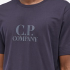 C.P. Company Men's Embossed Logo T-Shirt in Total Eclipse