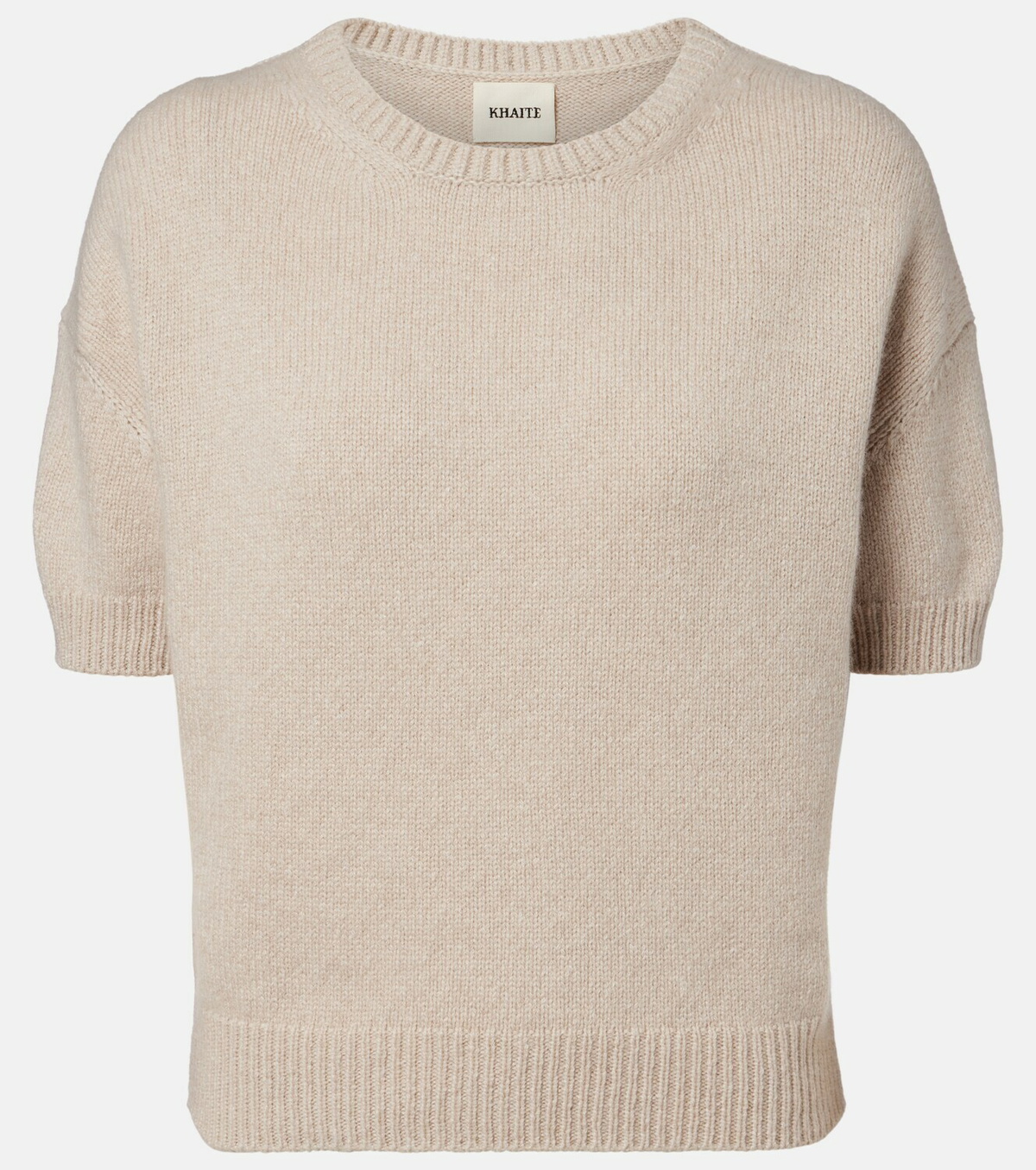 Khaite Golden cashmere sweater