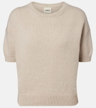 Khaite Golden cashmere sweater