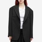 Acne Studios Women's Oversized Blazer in Black