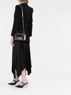 ALEXANDER MCQUEEN - Mini Jewelled Satchel Metallic Effect Crossbody Bag