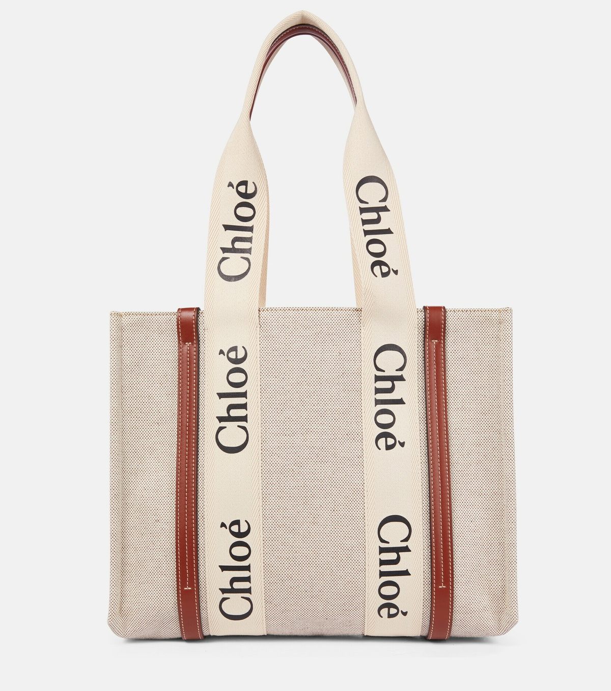 Chloe - Woody Medium canvas tote