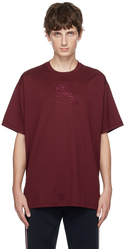 Photo: Burberry Burgundy EKD T-Shirt