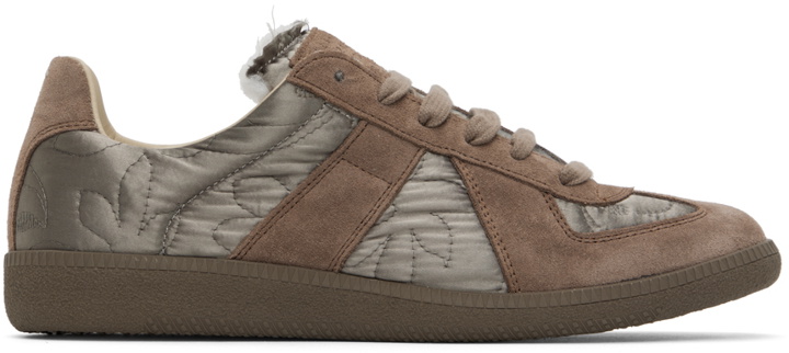 Photo: Maison Margiela Taupe & Purple Replica Sneakers