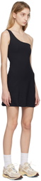 Girlfriend Collective Black Bianca Minidress