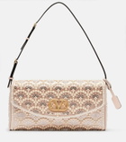 Valentino Garavani DeVain Small embellished satin shoulder bag