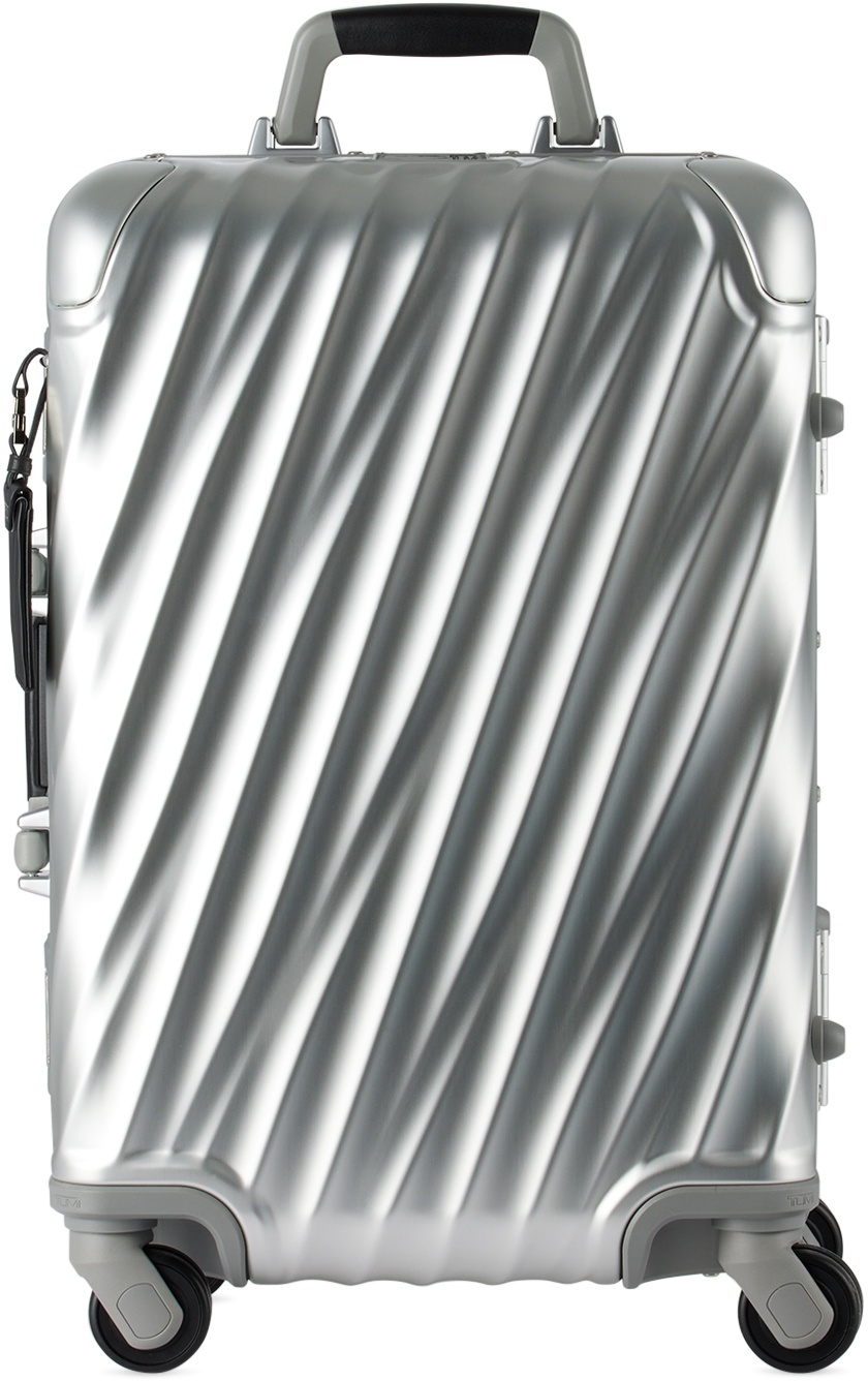 Photo: Tumi Silver 19 Degree Aluminium International Carry-On Case